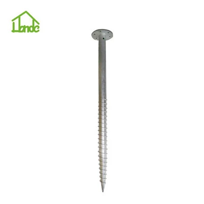 Ground Screw with Six Hole Circle Flange