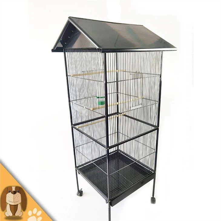 Iron Black Spray Luxury Birdcage