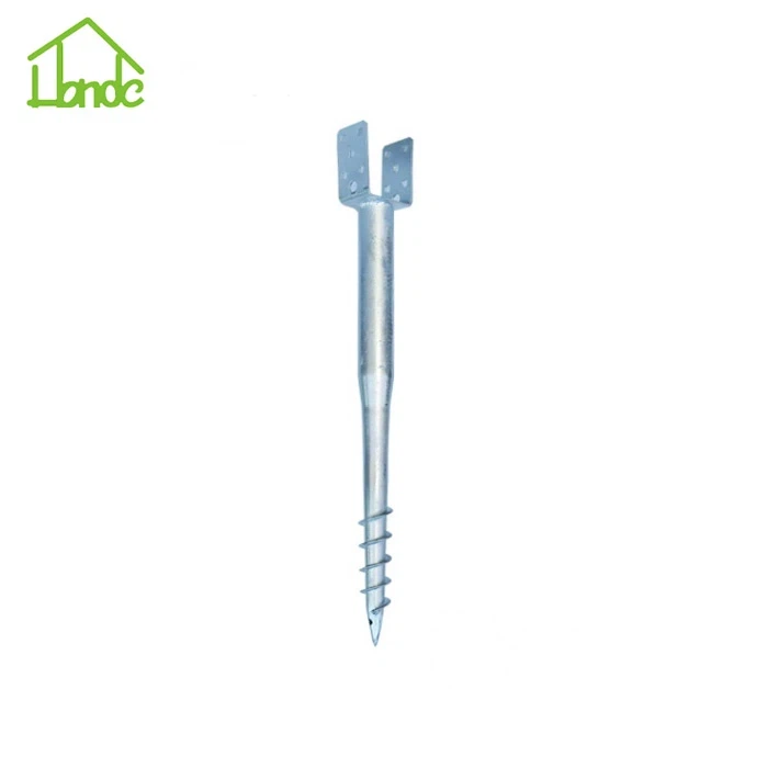 U Type Ground Screw Post Anchor